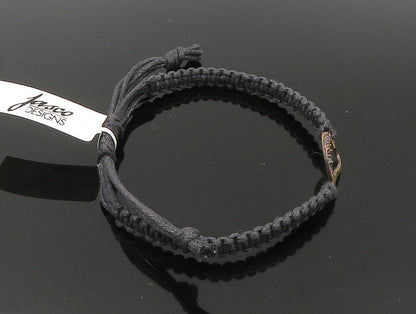 Gold Over 925 Silver  Gemstones Heart Adjustable Friendship Bracelet  BT1017