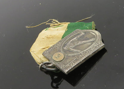 925 Sterling Silver  Vintage Antique Handball Singles 1932 Pendant  PT15823