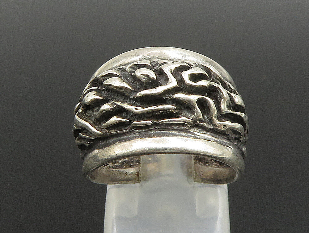 BERNTSEN HUGHES NORWAY 925 Silver  Vintage Modernist Band Ring Sz 5.5  RG24664