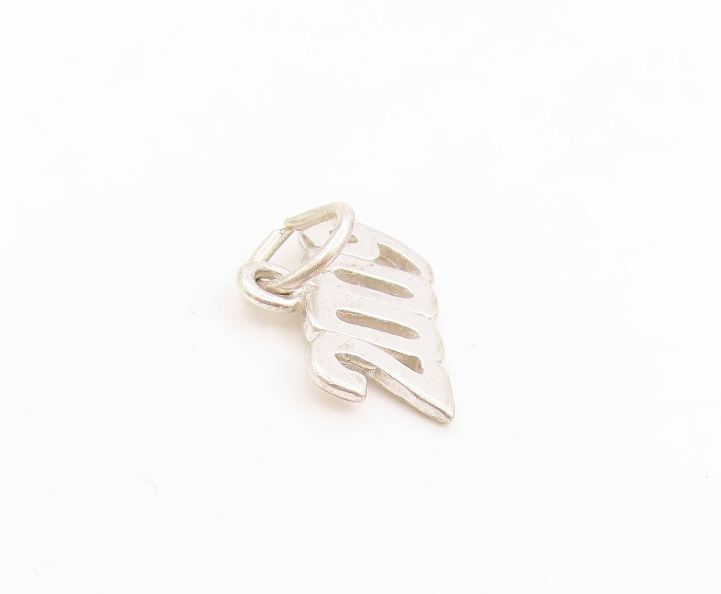 925 Sterling Silver Vintage Pendant Minimalist Year 2009 Cutout Charm  PT1025