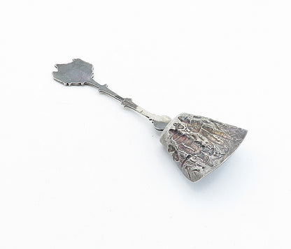 HOLLAND 925 Silver  Vintage Antique Golden Gate Bridge Sugar Spoon  TR1126
