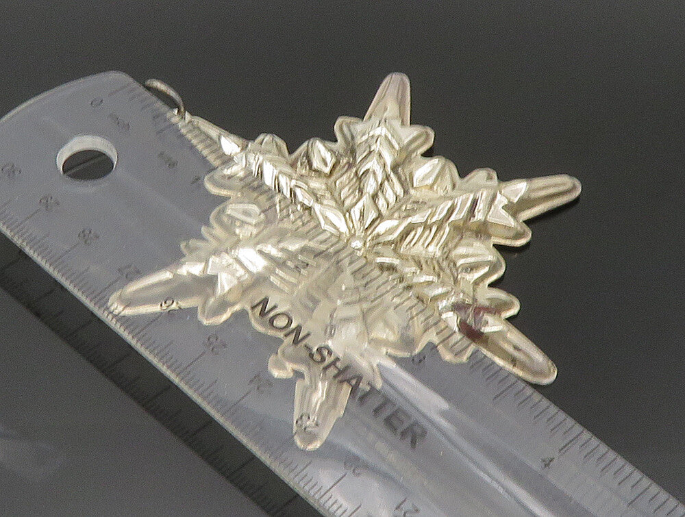 GORHAM 925 Sterling Silver  Vintage Christmas Star Ornament Pendant  PT20058