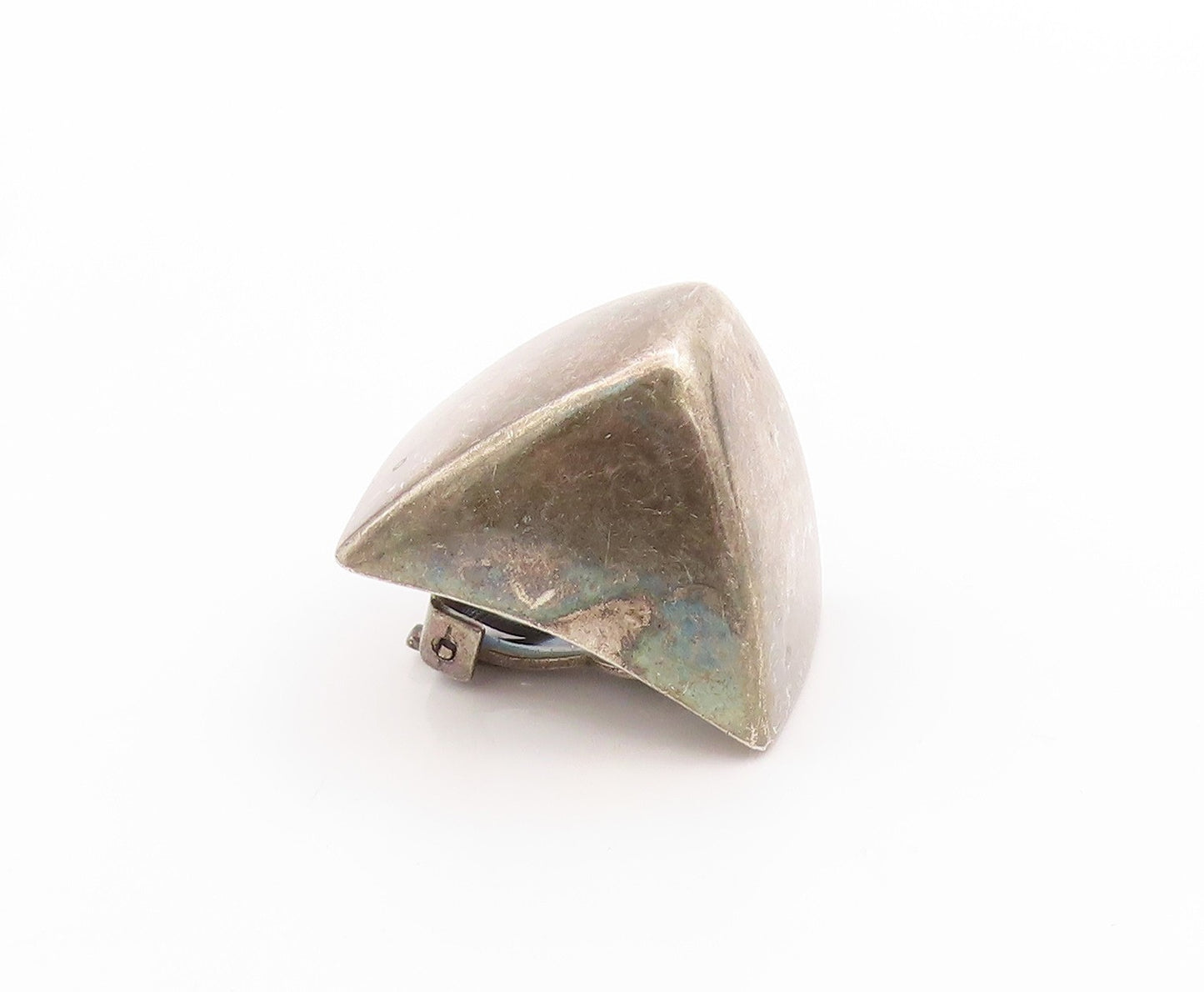 925 Sterling Silver Vintage Earrings CARTIER SPAIN Solid Geometric Stud  EG13667
