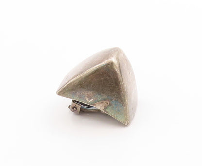 925 Sterling Silver Vintage Earrings CARTIER SPAIN Solid Geometric Stud  EG13667