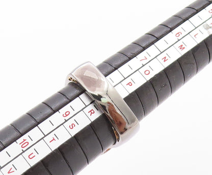 925 Sterling Silver Vintage Ring MICHAEL VALITUTTI Orange Gemstone  Sz 8 RG32470