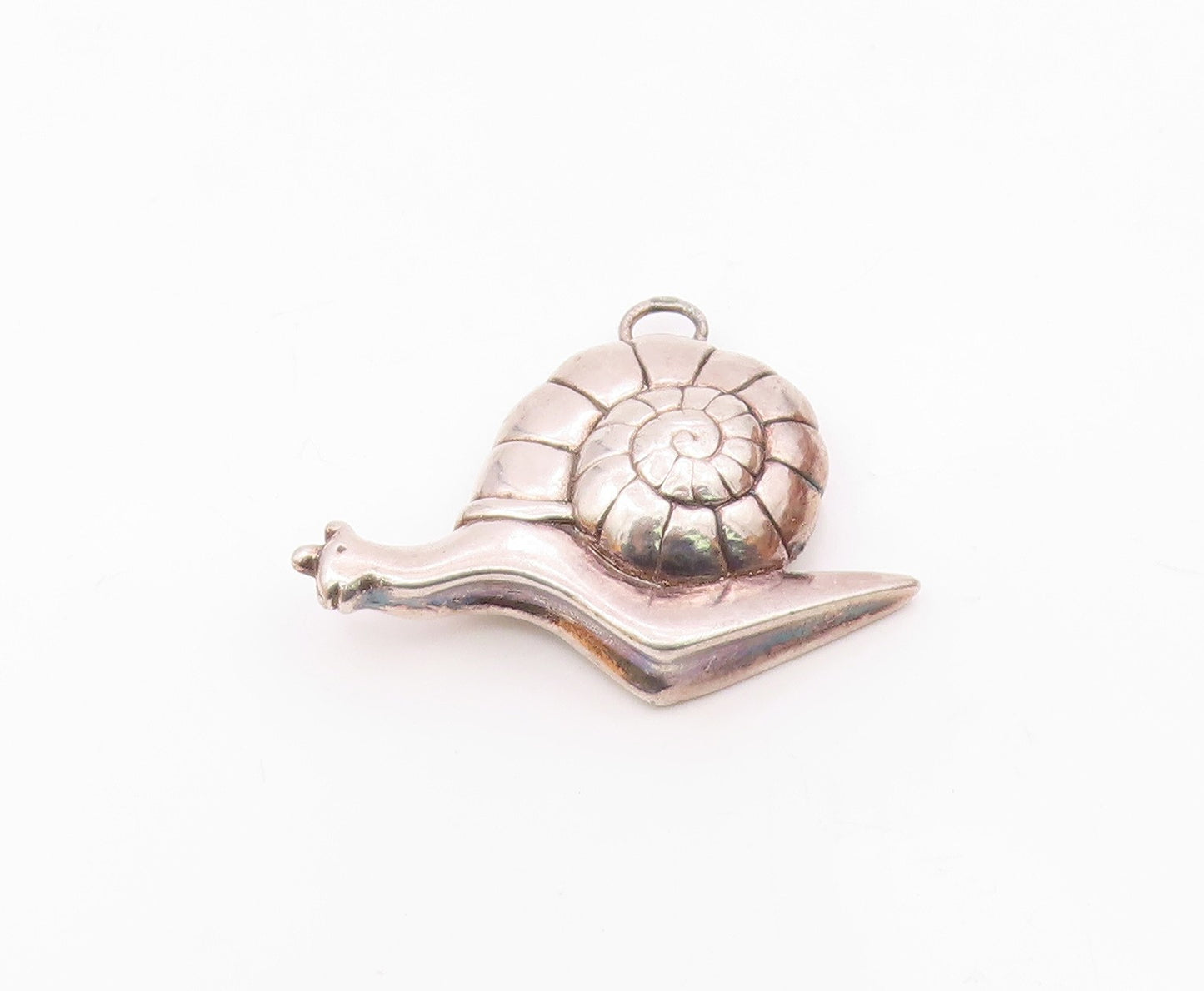 925 Sterling Silver  Vintage Fashion Snail Out Of Shell Pendant  PT21698