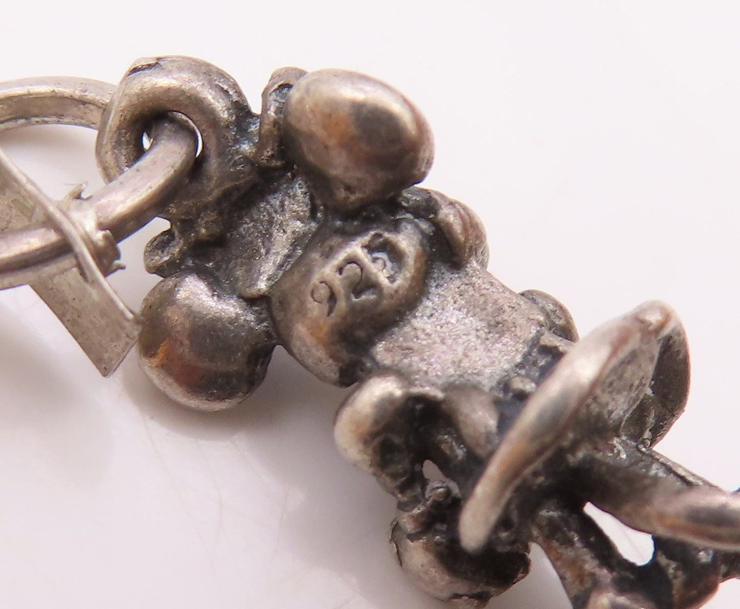 DISNEY 925 Sterling Silver  Vintage Petite Minnie Mouse Pendant  PT16710