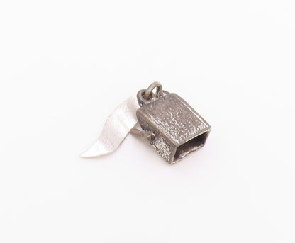 925 Sterling Silver Vintage Pendant Las Vegas Casino Slot Machine Charm  PT26452