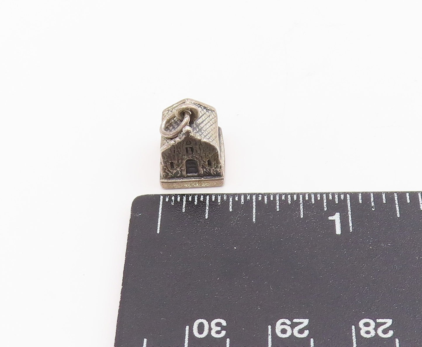 925 Sterling Silver Vintage Pendant Miniature San Antonio Mission Church PT25646