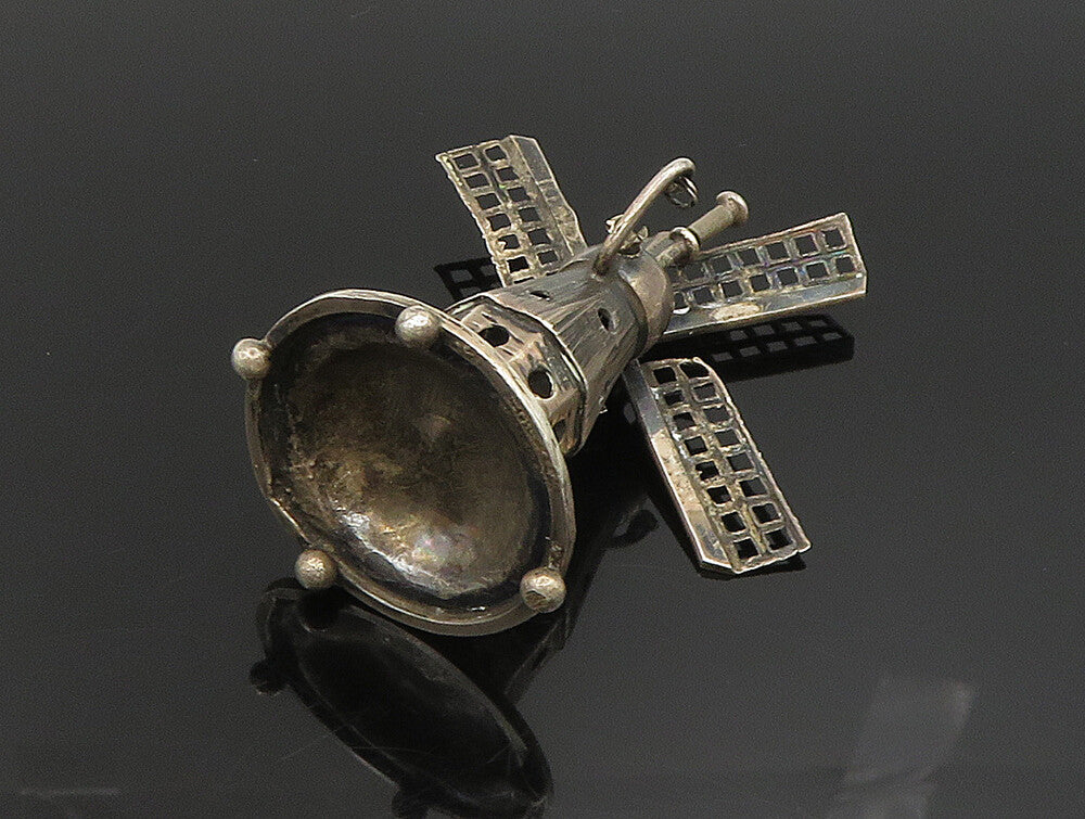 925 Sterling Silver  Vintage Hollow Windmill Trinket (SPINS)  TR3277