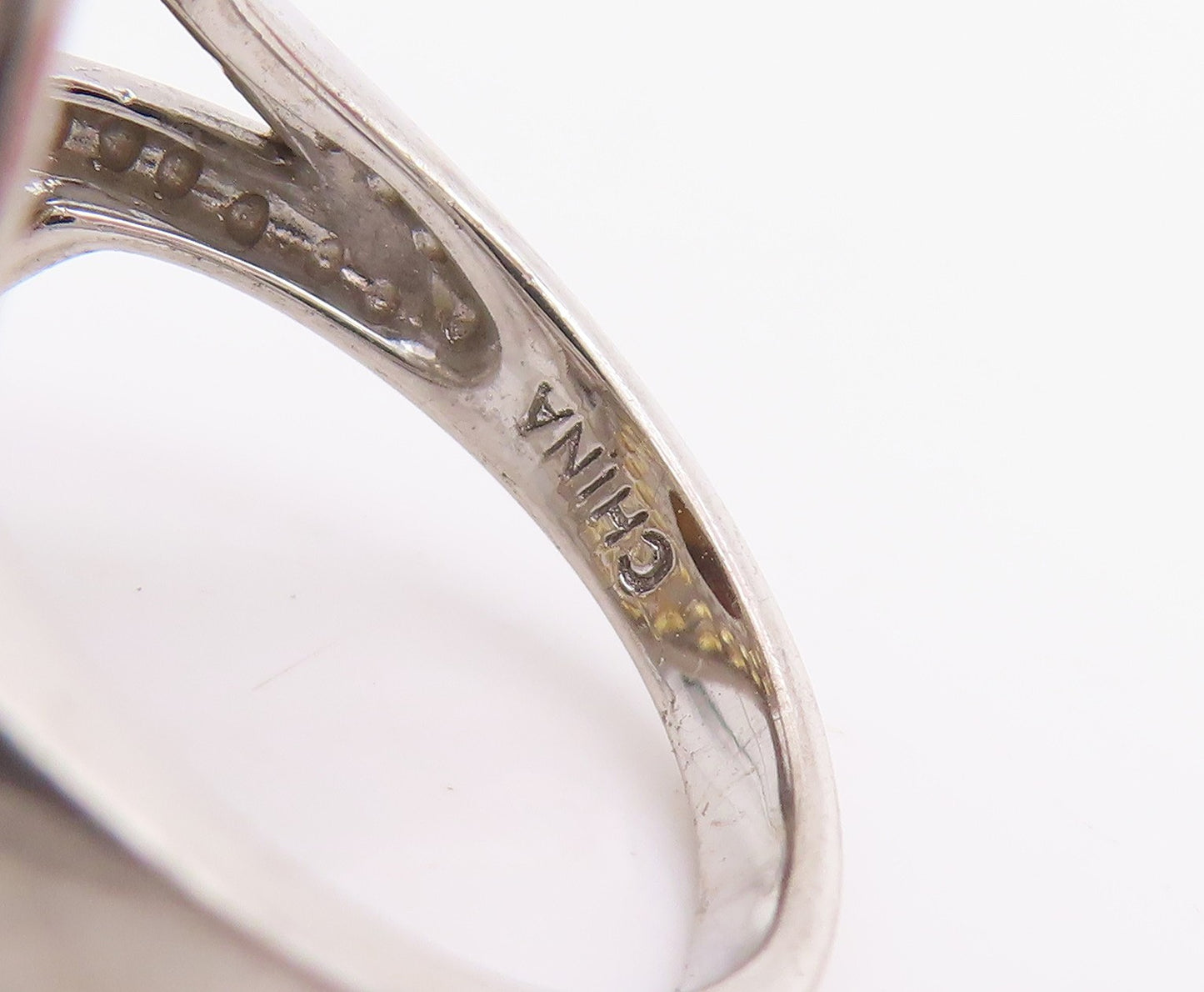 925 Sterling Silver Vintage Ring Tiger's Eye & Citrine Teardrop  Sz 7.5  RG34789