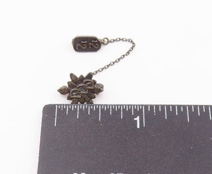 925 Sterling Silver  Vintage Petite United States Military Brooch Pin  BP7910