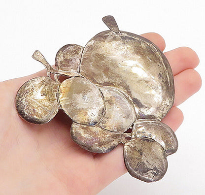 CELIA SEBIRI 925 Sterling Silver  Vintage Oxidized Balloons Brooch Pin  BP1484