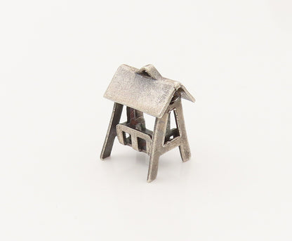925 Sterling Silver Vintage Mini Swing In Shape Of A Pendant PT21987