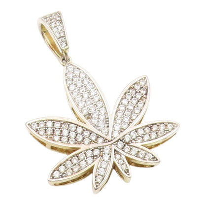 925 Sterling Silver  Sparkling Cubic Zirconia Encrusted Floral Pendant PT12548