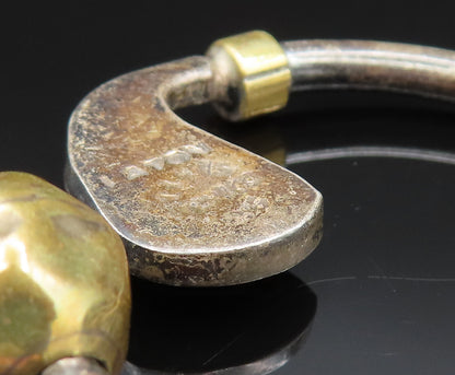 MEXICO 925 Silver  Vintage Golf Club & Screw Off Golf Ball Key Ring   TR3379