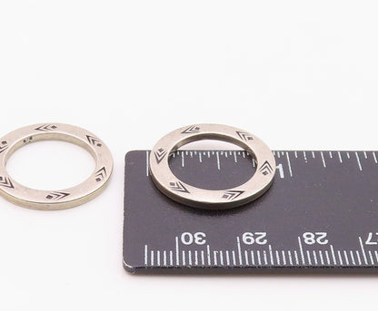 SILPADA 925 Silver  Vintage Hope & Friendship Stamped Circle Charms  TR2848