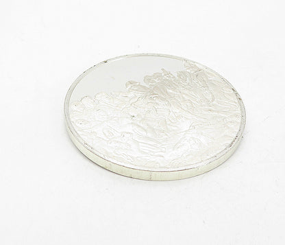 925 Sterling Silver  Vintage Antique Napoleon War Scene Medallion  TR1311