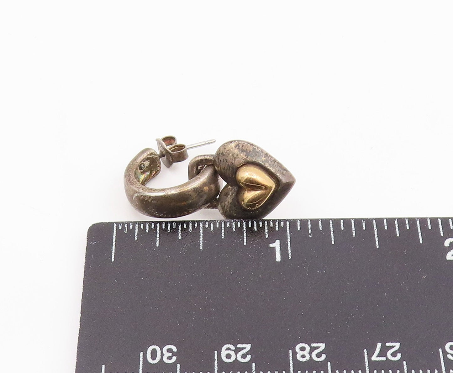 14K Gold & 925 Sterling Silver Vintage Earrings Designer Gemstone Lot  EG14298