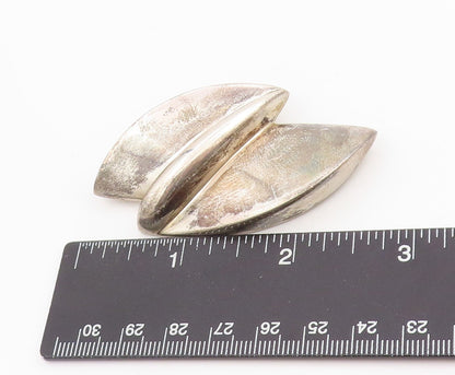 925 Sterling Silver Vintage Brooch BAYANIHAN Modernist Solid Design Pin  BP11953