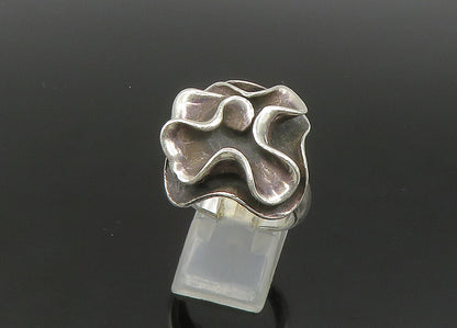 SILPADA 925 Sterling Silver Vintage Shiny Sculpted Statement Ring Sz 8 RG21958