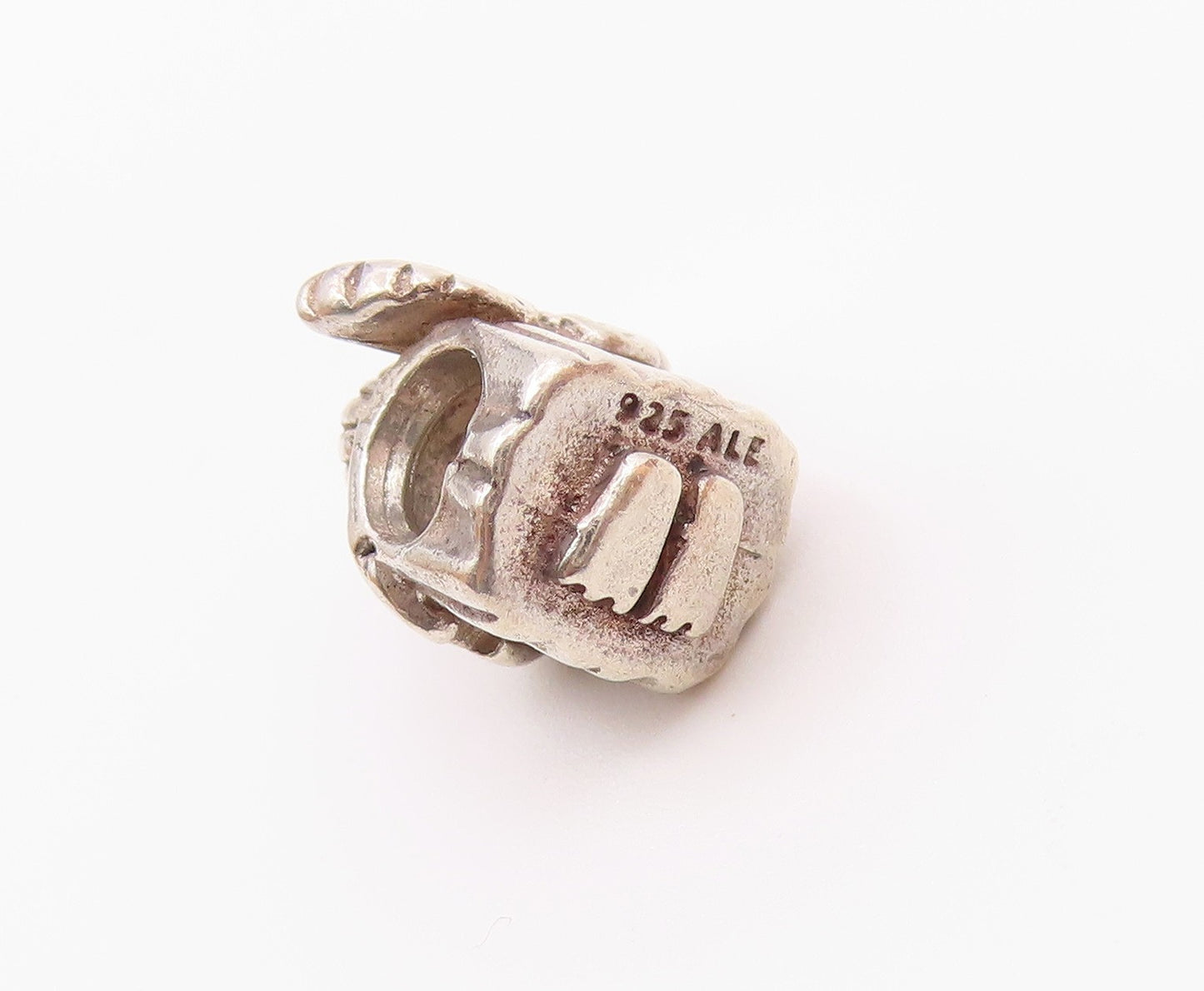 PANDORA 925 Sterling Silver  Vintage Shiny Petite Angel Slide Pendant  PT18577
