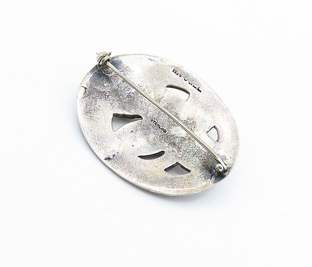 925 Sterling Silver Vintage Antique W. VOGEL GEORG JENSEN Brooch Pin  BP2467