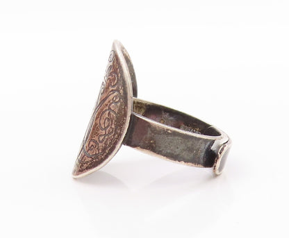 925 Sterling Silver Vintage Ring VALDRES SOLVSMIE NORWAY Antique  Sz 9  RG32458