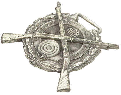 925 Sterling Silver  Vintage NRA Indoor Small Bore Match Pendant  PT12303