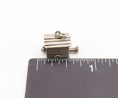 925 Sterling Silver Vintage Pendant Man In The Doghouse Charm MOVES  PT26573