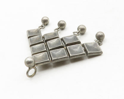 DAVID ANDERSEN NORWAY 925 Silver Vintage Dark Tone Dangling Pendant  PT9926