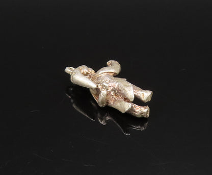 925 Sterling Silver  Vintage Man With Hand Behind Back Charm Pendant  PT21203