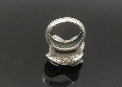 SILPADA 925 Sterling Silver Vintage Shiny Sculpted Statement Ring Sz 8 RG21958