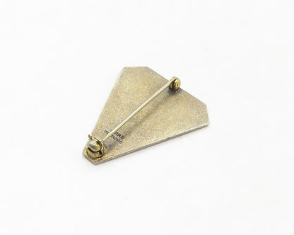 BIRKS 925 Sterling Silver  Vintage Enamel Coated Canada Brooch Pin  BP6754
