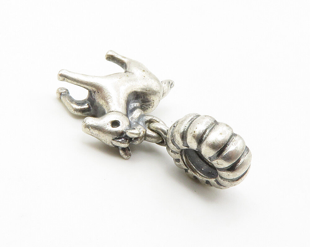PANDORA 925 Sterling Silver  Vintage Petite Galloping Horse Pendant  PT11225