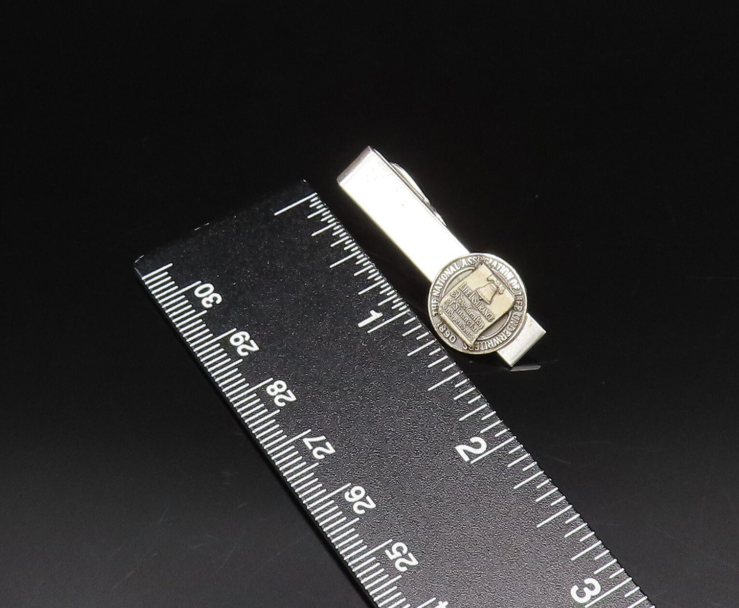 925 Silver Vintage National Association Of Life Underwriters Tie Clip TR3432