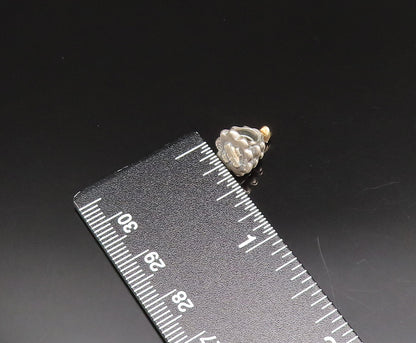 PANDORA 14K GOLD & 925 Silver  Vintage Christmas Tree Charm Pendant  PT21250