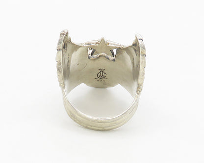925 Sterling Silver Vintage CHRISTIAN AUDIGIER Grenade Wings Ring Sz 11  RG17726