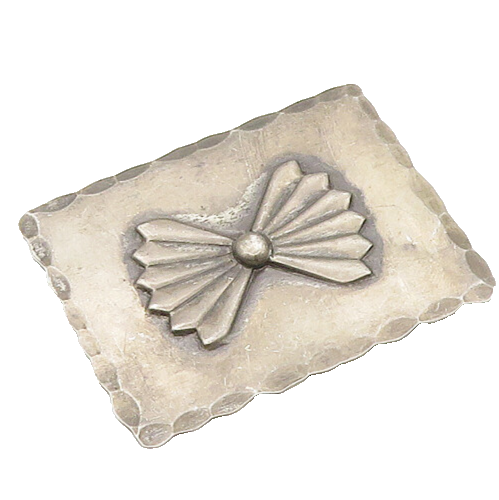 FRANCISCO REBAJES 925 Silver  Vintage Modernist Bow Tie Brooch Pin  BP6962