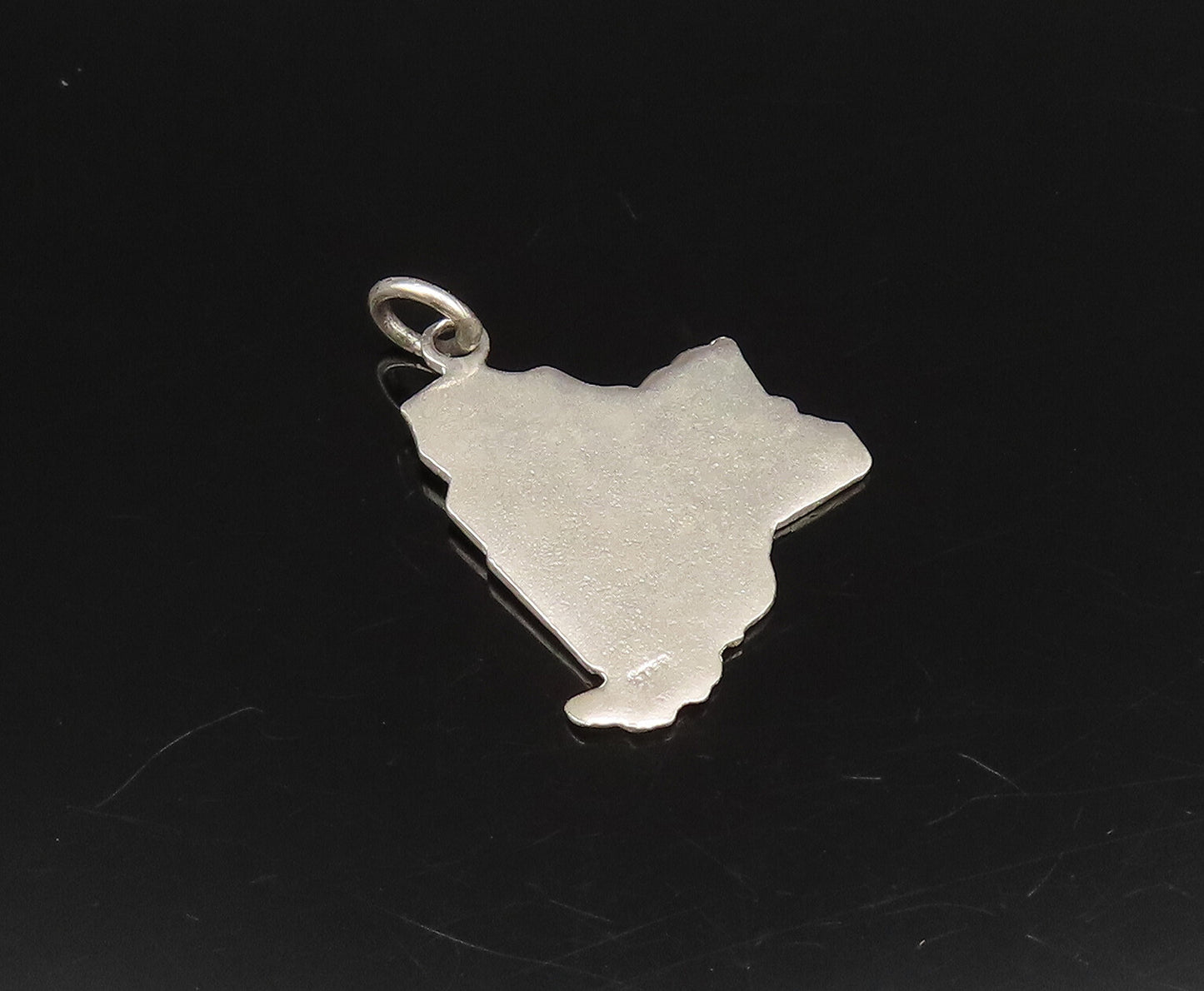 925 Sterling Silver  Vintage Enamel New York State Souvenir Pendant  PT21586