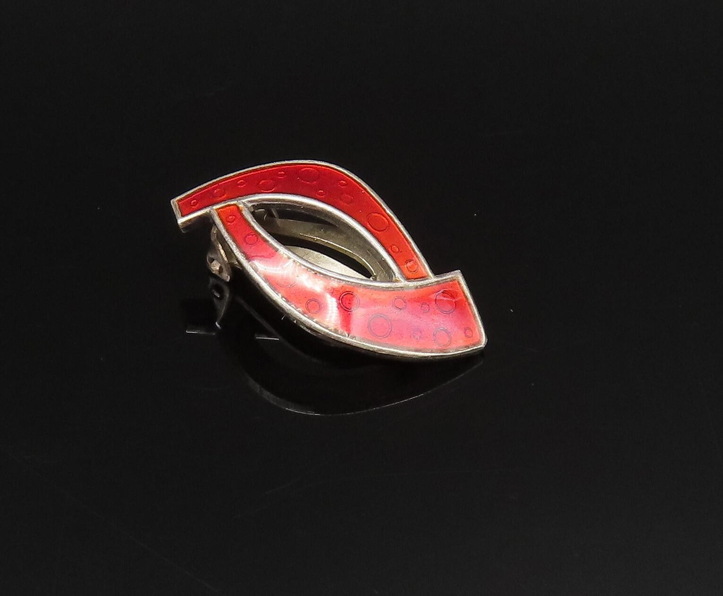 DAVID ANDERSEN NORWAY 925 Silver  Vintage Enamel Singles Lot Earrings  EG12021