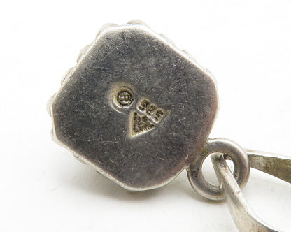 SILPADA 925 Sterling Silver  Vintage Bubble Border Pearl Pendant  PT10589