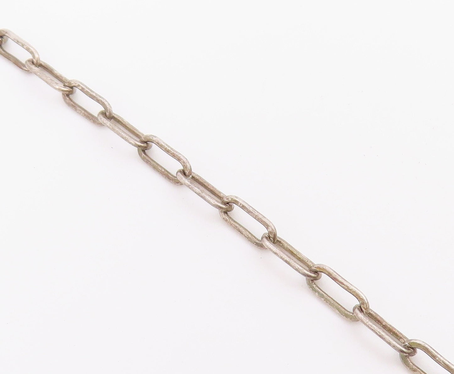 925 Sterling Silver Vintage Necklace NAVAJO Black Onyx Feather Drop Chain NE4908