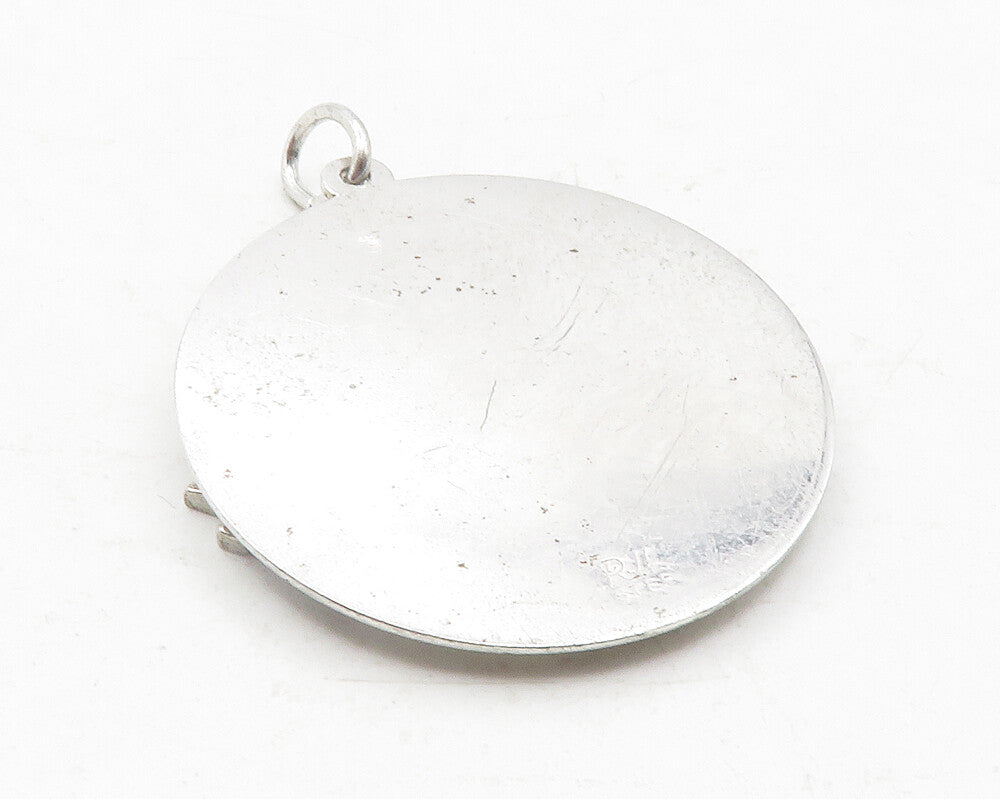 925 Sterling Silver  Shiny Etched Happy 25th Anniversary Drop Pendant  PT9632