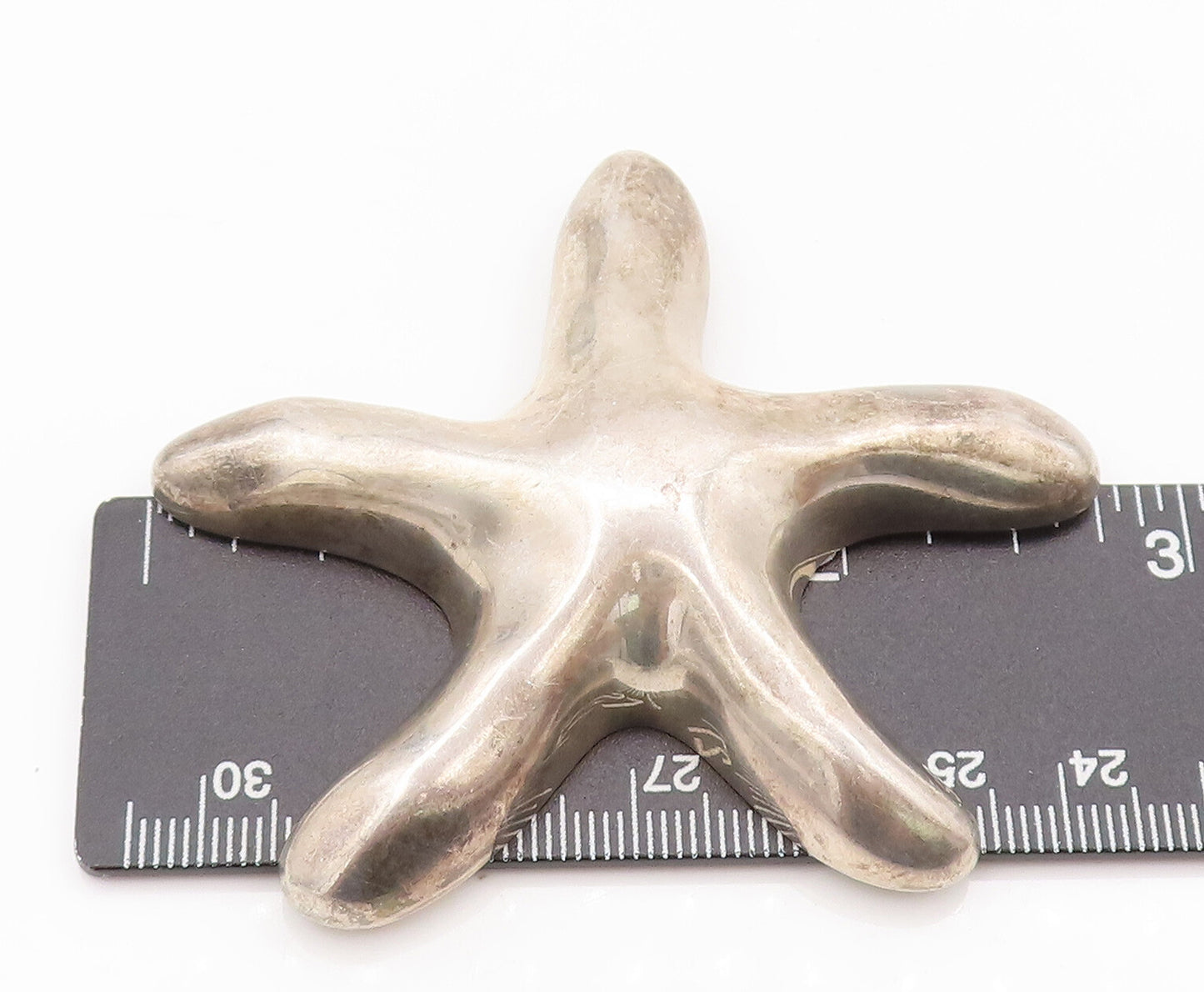 BAYANIHAN 925 Sterling Silver  Vintage Solid Dancing Star Brooch Pin  BP10506