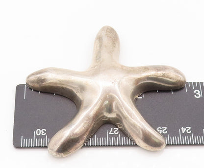 BAYANIHAN 925 Sterling Silver  Vintage Solid Dancing Star Brooch Pin  BP10506