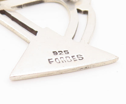 925 Sterling Silver Vintage Brooch FORBES Marine Creature With An Anchor BP11606