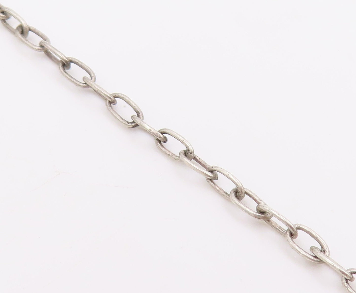 925 Sterling Silver Vintage Necklace Carved Storyteller Panel Choker   NE4684