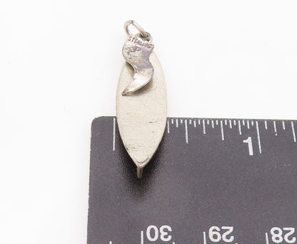 925 Sterling Silver Vintage Pendant Antique Cutout Surfing Board PT23923