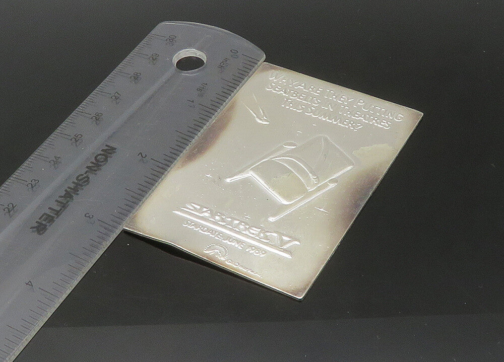 925 Sterling Silver  Vintage Star Trek 1989 Collection Card  TR3083